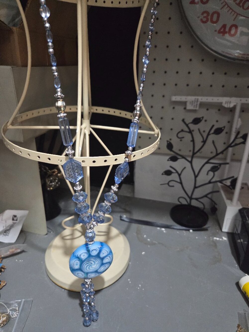 Long vintage necklace